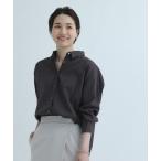 「OPAQUE.CLIP」 7分袖シャツ 38 チャコールグレー レディース