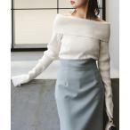 「NOBLE」 長袖ニット FREE ホワイト レディース