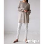 [antiqua] брюки M "теплый" белый женский 