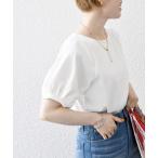 「SHIPS any」 半袖カットソー ONE SIZE ホワイト レディース