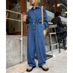 ショッピングオールインワン 「CIAOPANIC TYPY」 オールインワン LARGE ブルー レディース