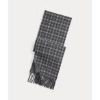 マフラー リバーシブル ウールブレンド スカーフ メンズ