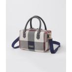 ショッピングブラックレーベル ボストンバッグ クレストブリッジチェックキャンバスミニボストンバッグ レディース