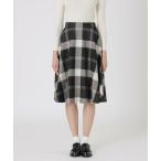 ショッピングブラックレーベル スカート クレストブリッジチェックサキソニーフレアスカート
