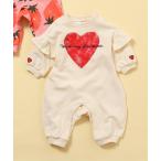 ショッピングロンパース ベビー服 ロンパース 「リンク」GIRLS裏毛カバーオール