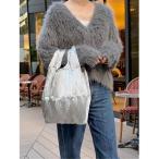 ショッピングキッチン 収納 キッチン 「収納袋付き」PLEATED BAGGUメタリック