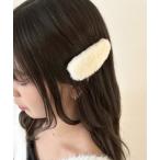 ヘアクリップ 「apres jour×ARIAZ」ファーヘアクリップ