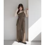 ショッピングリボン オールインワン リボン付きワンショルダーオールインワン レディース