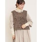 ベスト ジレ 前後2WAYボアベスト レディース