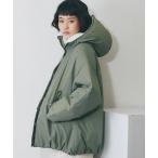 ブルゾン アウター 2WAYフード付きボアジャケット レディース