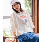 「niko and...」 半袖カットソー MEDIUM ホワイト レディース
