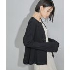 「ADAM ET ROPE'」 カーディガン FREE ブラック レディース