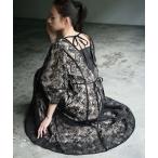 「GIRL」 半袖ワンピース 2L ブラック レディース