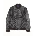 「TOMMY HILFIGER」 レザーブルゾン X-LARGE ブラック メンズ