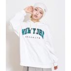 パーカー  「秒かわトップス」「LTXC」カレッジルーズパーカー キッズ 子供服 女の子