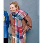 ショッピングショール ストール マフラー 「人気スタッフプロデュース企画」メンバーチェックストール レディース
