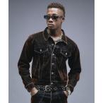 デニムジャケット gジャン Overdyed Flocky Denim Jacket / オーバーダイフロッキーデニムジャケット メンズ