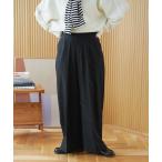  брюки из твила [ZOZO ограничение ] уборная возможно / NEW широкий слаксы женский 