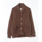 [coen] вязаный кардиган MEDIUM Brown мужской 