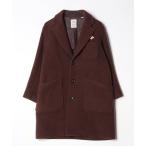 「DANTON」 チェスターコート 34 ブラウン レディース