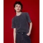 「MAISON SPECIAL」 半袖Tシャツ FREE チャコールグレー レディース