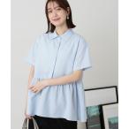 「N.（N. Natural Beauty Basic）」 半袖ブラウス MEDIUM ブルー レディース
