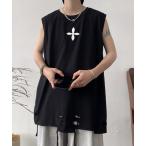 [NOWLE] безрукавка tops LARGE черный мужской 