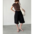 「CANAL JEAN」 「Choice_cnl」ハーフパンツ ONE SIZE ブラック レディース