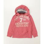 「DENIM DUNGAREE」 「KIDS」プルオーバーパーカー - ピンク キッズ