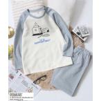 ショッピングスヌーピー パジャマ ルームウェア PEANUTS SNOOPY（ピーナッツ スヌーピー）キャラクタープリント裏シャギーラグランプルオーバートップス＆イージーパン