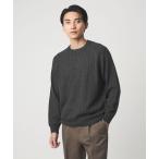 ショッピングシルク セーター ニット シルク ミックス リブ クルーネック ニット メンズ