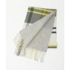 マフラー ストール ウールリバーシブル チェックマフラー レディース