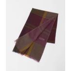 マフラー 「Delruby」カシミヤ マドラスチェック ストール メンズ