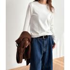 tシャツ El mar　起毛スムースベーシックロンT レディース