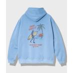 パーカー KATIN/ケイティン　スカル製品染め POパーカー -SURF- メンズ レディース