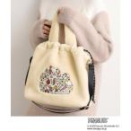 トートバッグ 「PEANUTS」ボア巾着トート レディース