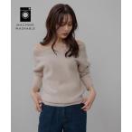 ショッピングオフショルダー ニット セーター 「洗える」CNラクーンコンオフショルニット レディース