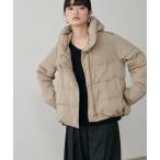 ダウンコート ダウンジャケット 「LARUTA」ピーチスキンダウンフェザーコート レディース