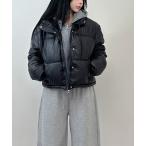  пуховик пуховик f-ti- Layered кожа Like Short с хлопком пуховик женский 