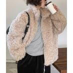 ブルゾン アウター ボアジャケット レディース