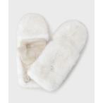 手袋 「指先2WAY」フェイクファーミトン レディース