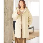 ショッピングクリップ ダウンコート ダウンジャケット キルティングフードロングコート レディース