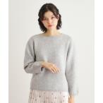 ショッピングスパンコール ニット セーター 「洗える／ウール混」ミニスパンコール プルオーバーニット レディース