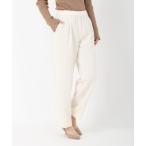 スラックス パンツ プルックツイル レディース