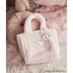 トートバッグ 「マイメロディ／クロミコラボ」チャーム付きファーミニトートバッグ レディース