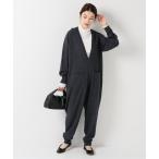 「IENA」 オールインワン FREE チャコールグレー レディース