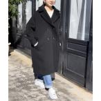 ショッピング古着 「Spick & Span」 ピーコート FREE ブラック レディース