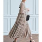 ドレス 裾フレア Aラインエアリーパーティードレス