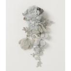 ショッピングコサージュ 「m.soeur」 ブローチ・コサージュ FREE グレー レディース