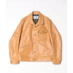 「ROTAR」 レザージャケット MEDIUM ナチュラル メンズ